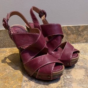 Frye Leather Strappy Heels
